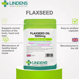 Lindens Flaxseed Oil 1000mg - 90 Capsules - image 3