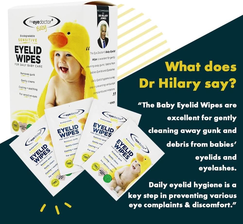 The Eye Doctor Baby Eye Lid Sterile Wipes 20