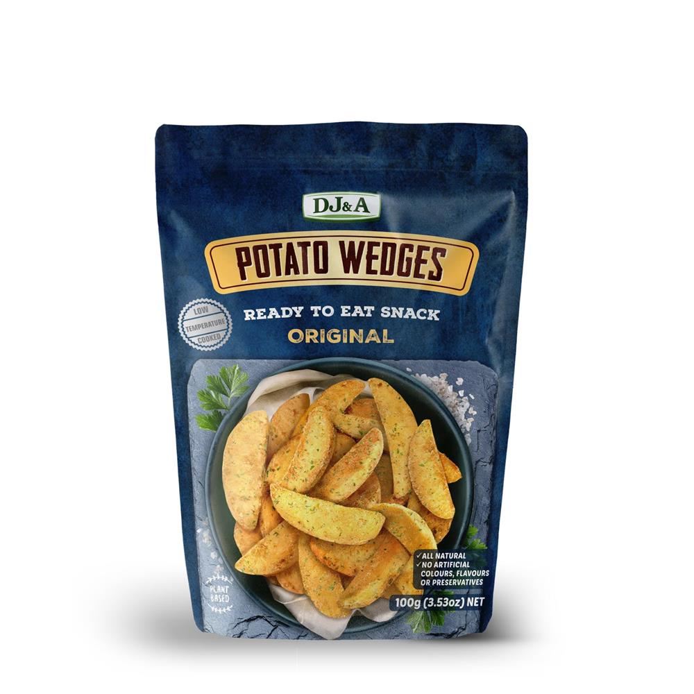 DJ & A Potato Wedges Original 100g - 3 Pack