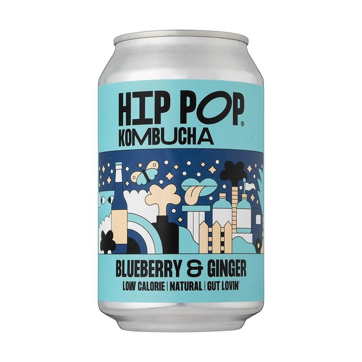 Hip Pop Kombucha Blueberry Ginger 330 Ml Health Plus Living hip-pop-kombucha-blueberry-ginger-330-ml-health-plus-living