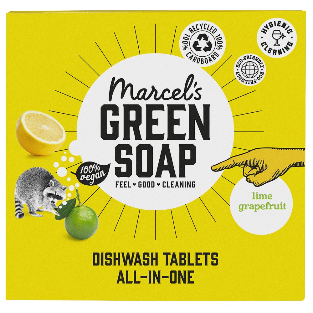 Marcels Green Soap Marcels Dishwash Tabs Grapefruit & Lime 25 tablets