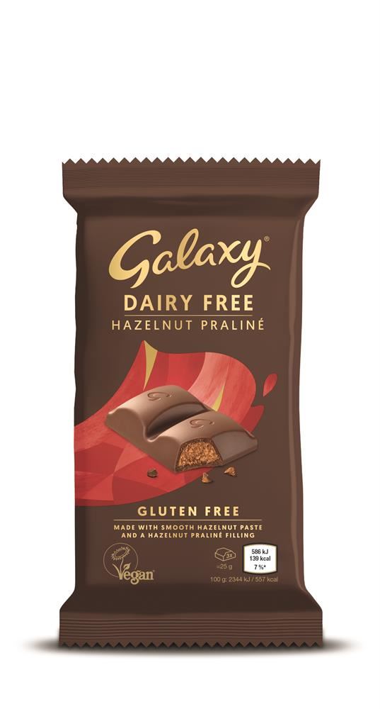Galaxy Vegan Dairy Free Praline 100g - 9 Pack