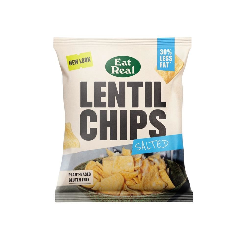 Eat Real Lentil Chips Salted 18g - 6 Pack