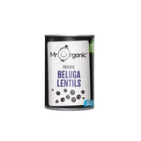 Mr Organic Beluga Lentils 400g
