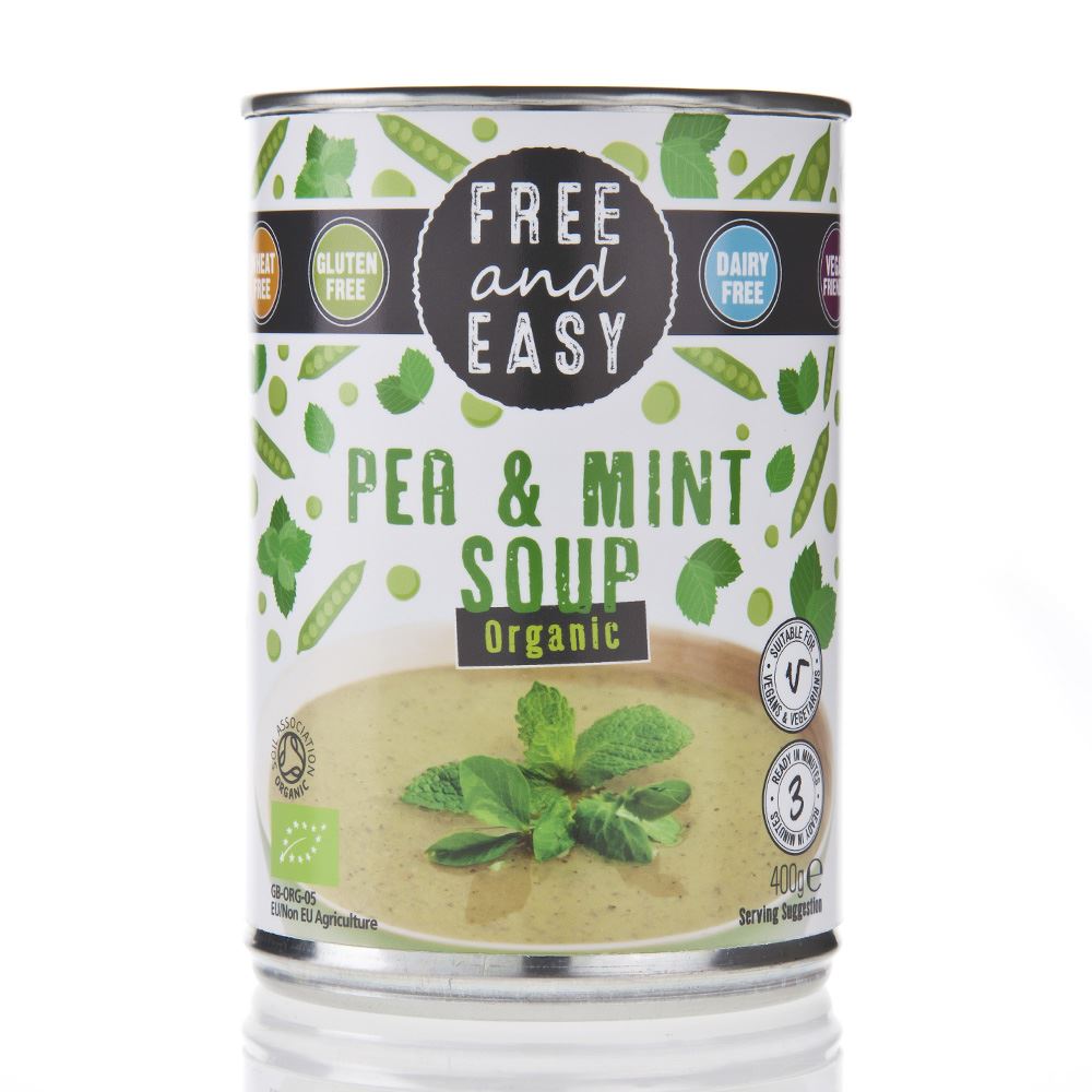 Free & Easy Organic Pea and Mint Soup 400g