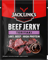 Jack Link's Protein Snacks Beef Jerky Teriyaki 25g - Pack of 12