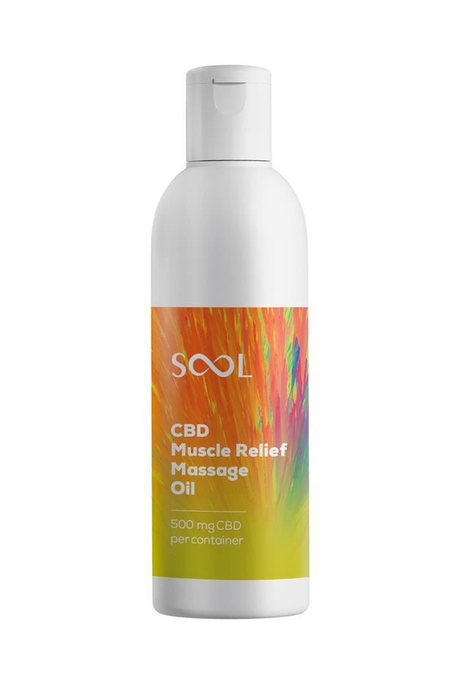 Sool Massage Oil Muscle Relief 500mg CBD 200ml