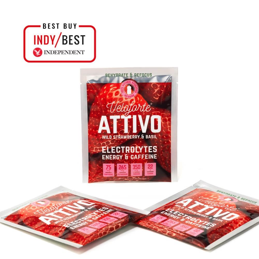 Veloforte Attivo Strawberry & Basil Hydration 24g