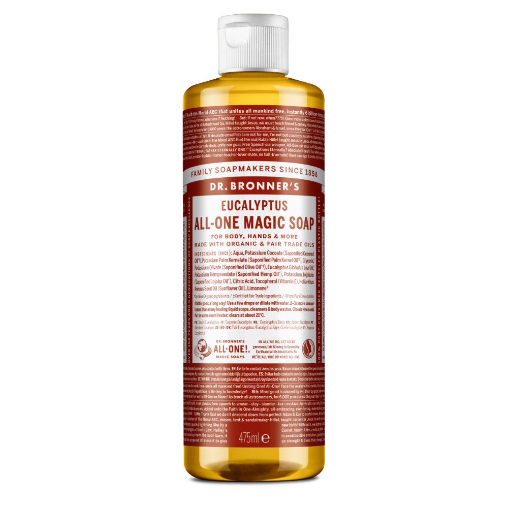 Dr Bronner Eucalyptus All-One Magic Soap 475ml Organic