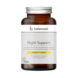 Balanced Night Support 30 Veggie Caps - Reusable Bottle