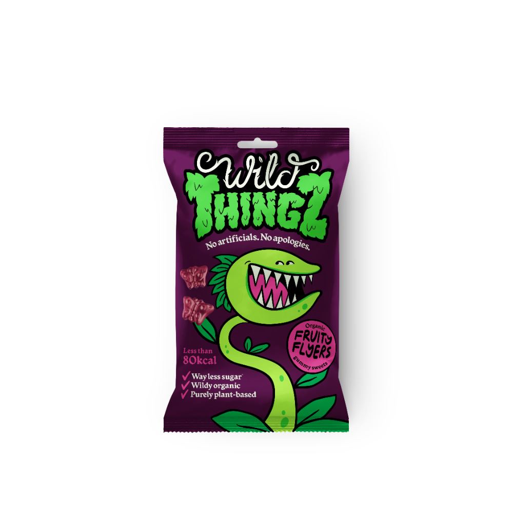 Wild Thingz Organic & Vegan Sweets Fruity Flyers 25g