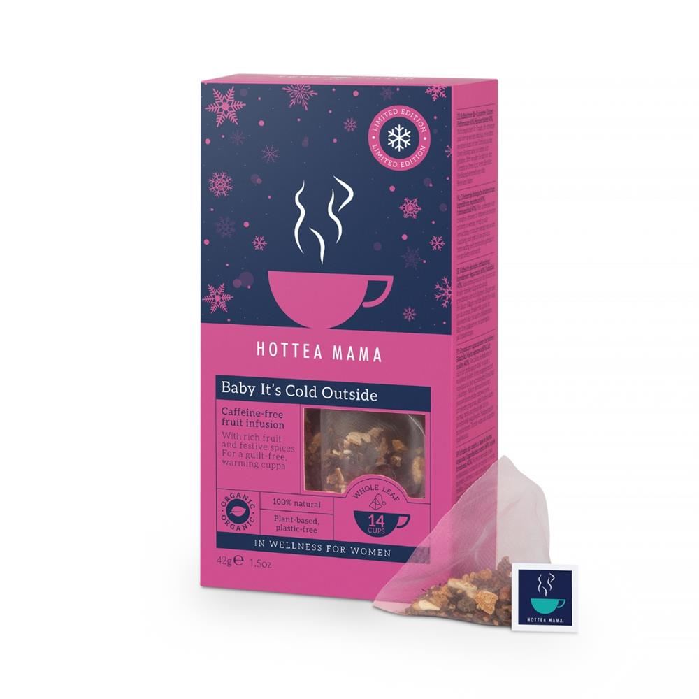 HotTea Mama Organic spiced fruit tea - Christmas in a cup 14 bags