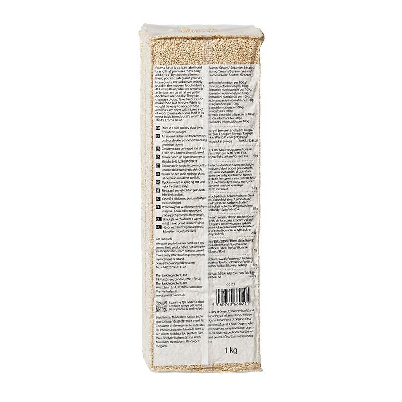 Emma Basic White Sesame Seeds 1kg