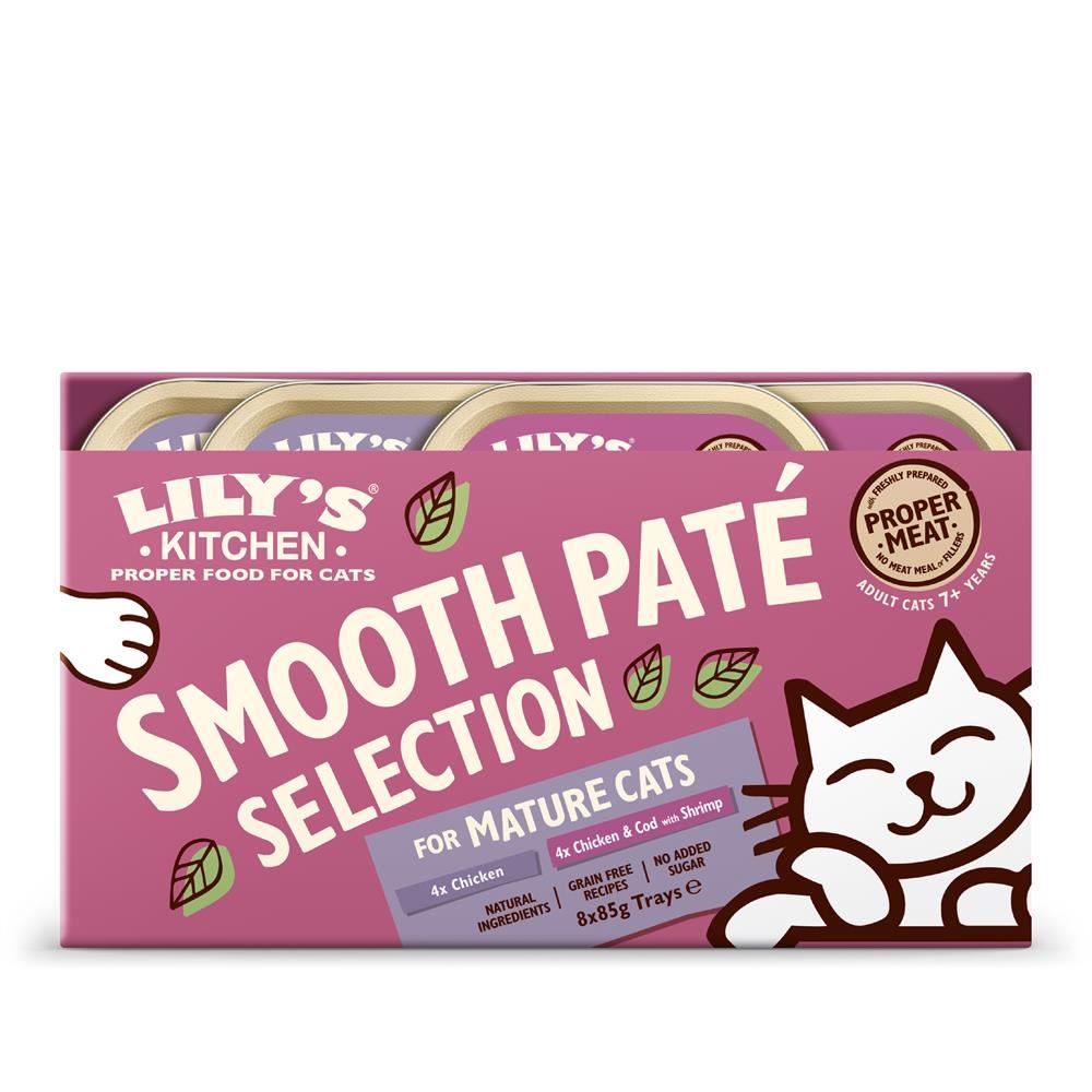 Lilys Kitchen Cat Smooth Pate Multipack 8x85g
