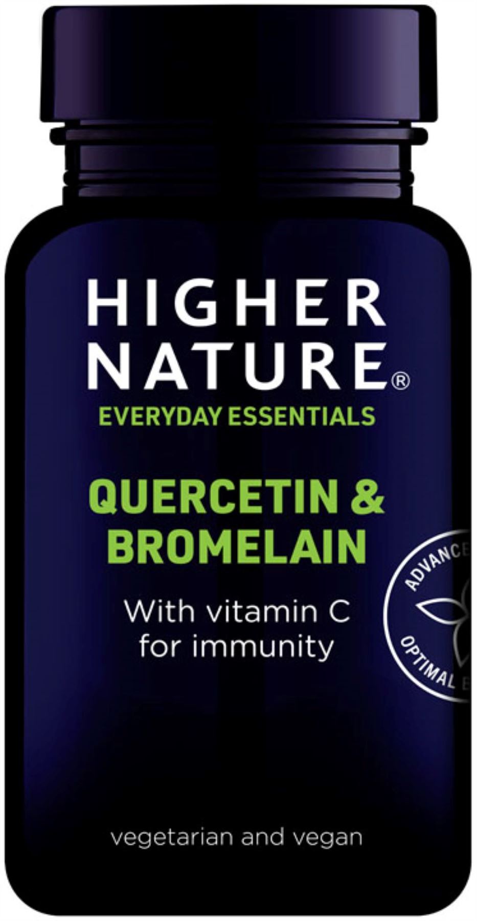 Higher Nature Quercetin & Bromelain 60 capsules