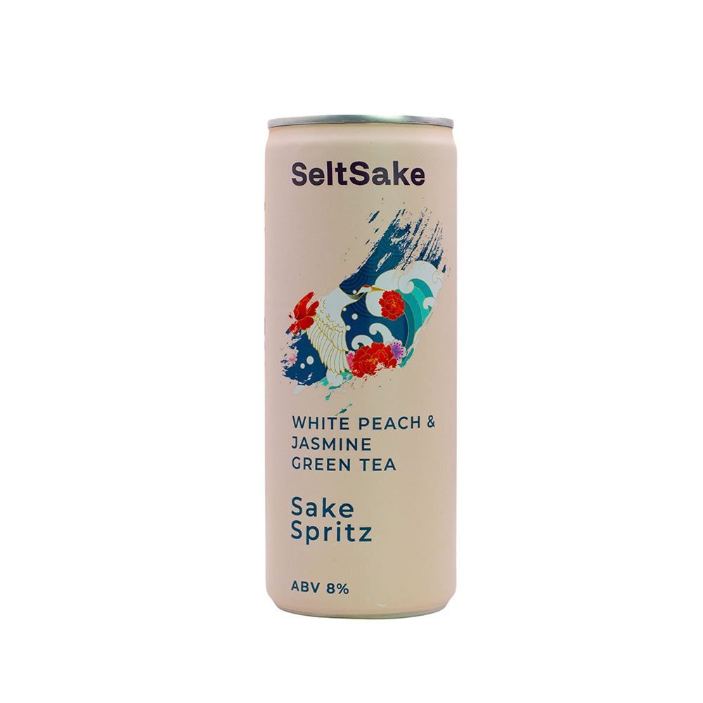 Seltsake White Peach Jasmine & Green Tea Spritz 250ml - 12 Pack