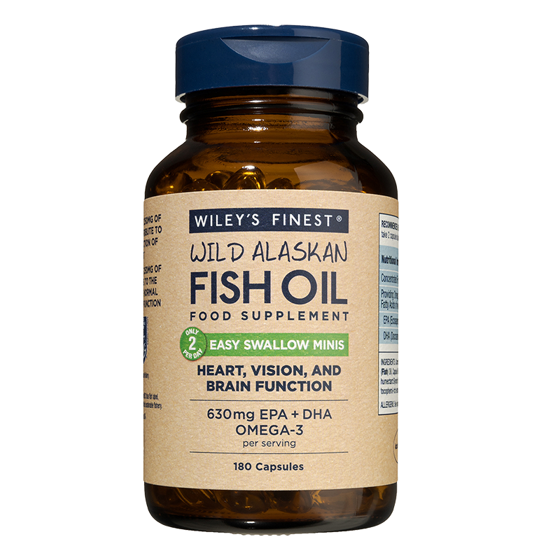 Wiley's Finest Easy Swallow Minis 180 Softgels