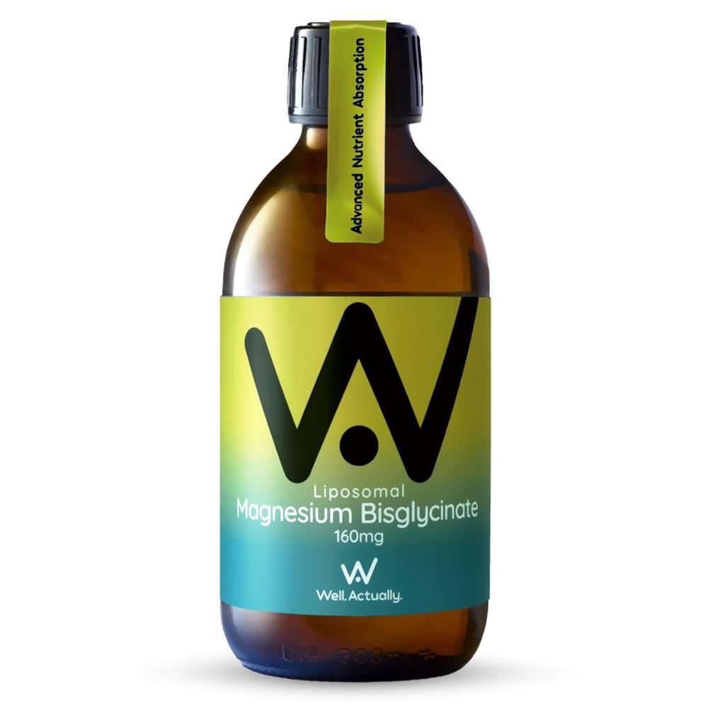 Well Actually Mag Bisglycinate 160mg Lipo Liquid 250ml Apple Twist 250ml