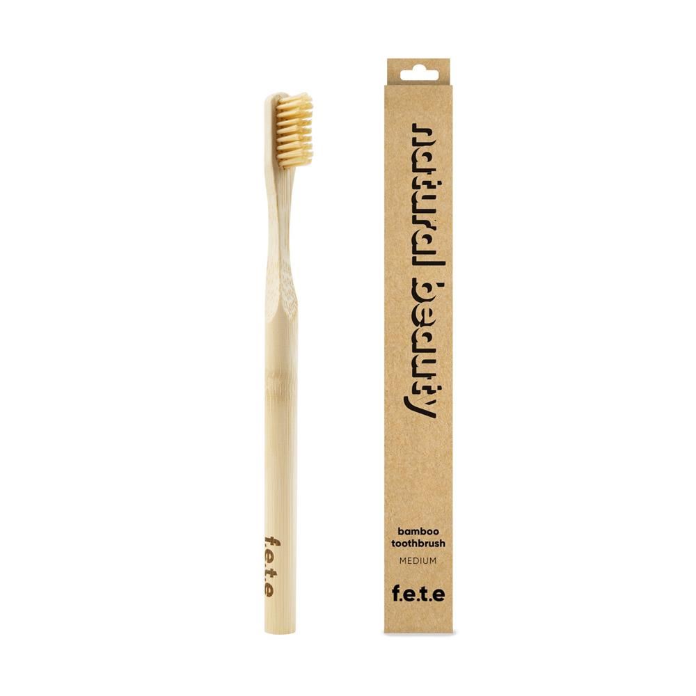 From Earth to Earth Tooth Brush Natural Beauty Medium 1 Unit