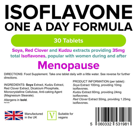 Lindens Isoflavone Formula (Soya+) - 30 Tablets