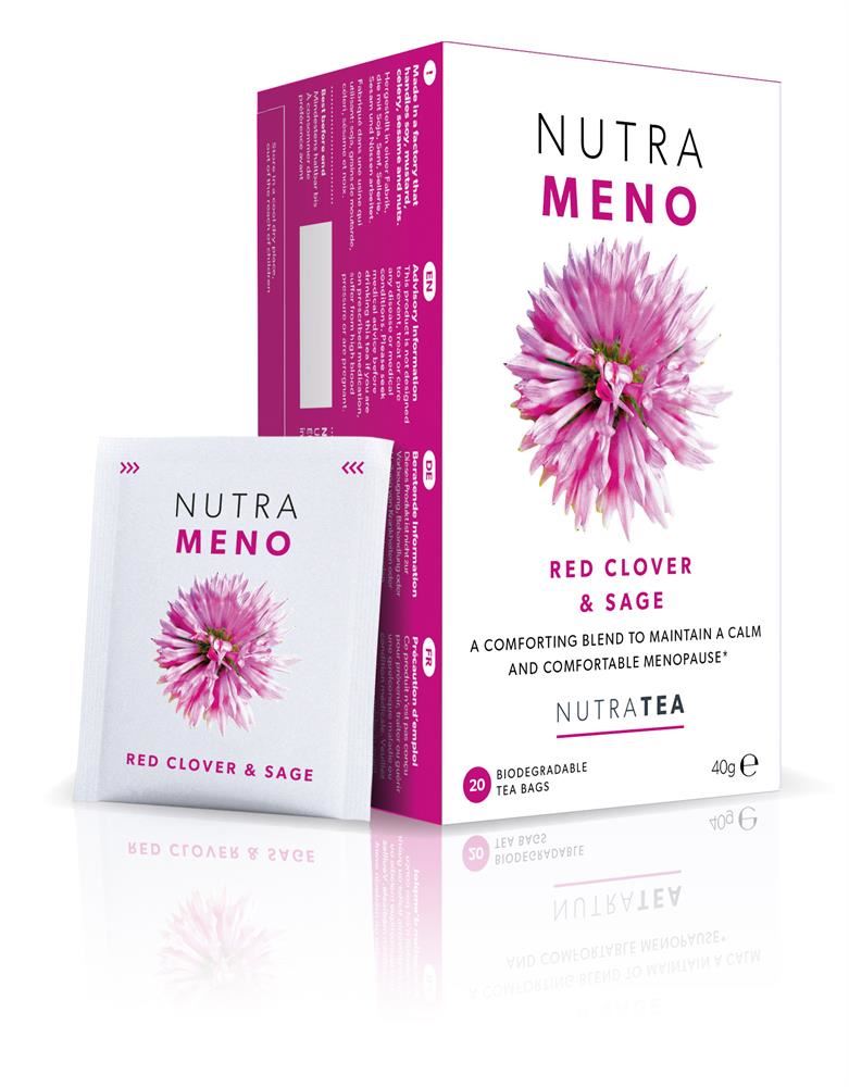 Nutratea Nutra Meno Tea - 20 Herbal Tea Bags - 10 Pack