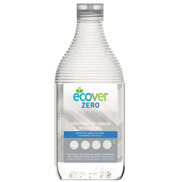 Ecover Zero ZERO Washing Up Liquid 450ml - 8 Pack – Health Plus Living