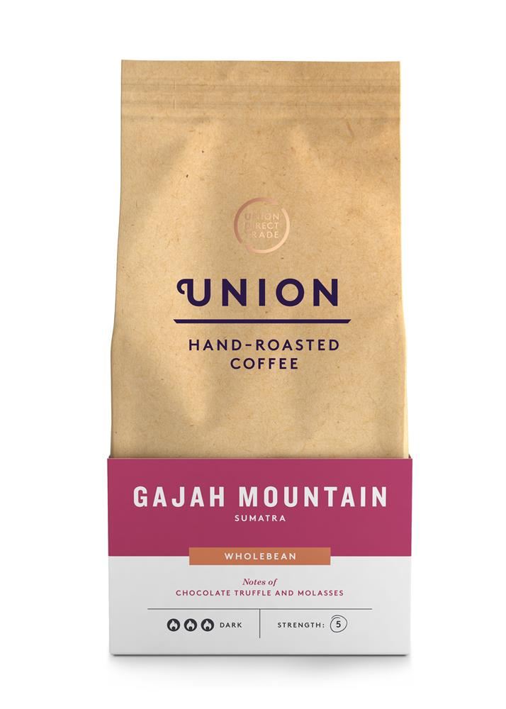 Union Roasted Coffee Gajah Mountain Sumatra - Wholebean 200g