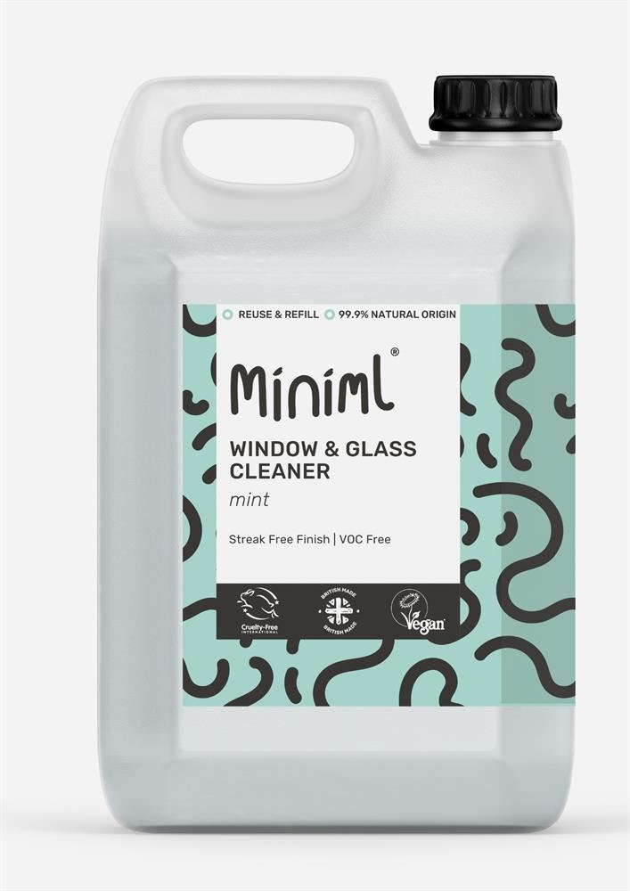 Miniml Mint Window and Glass Cleaner 5L Refill