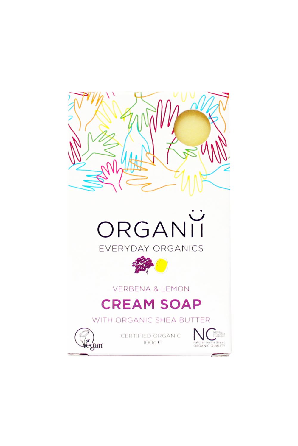 Organii Verbena & Lemon Cream Soap 100g