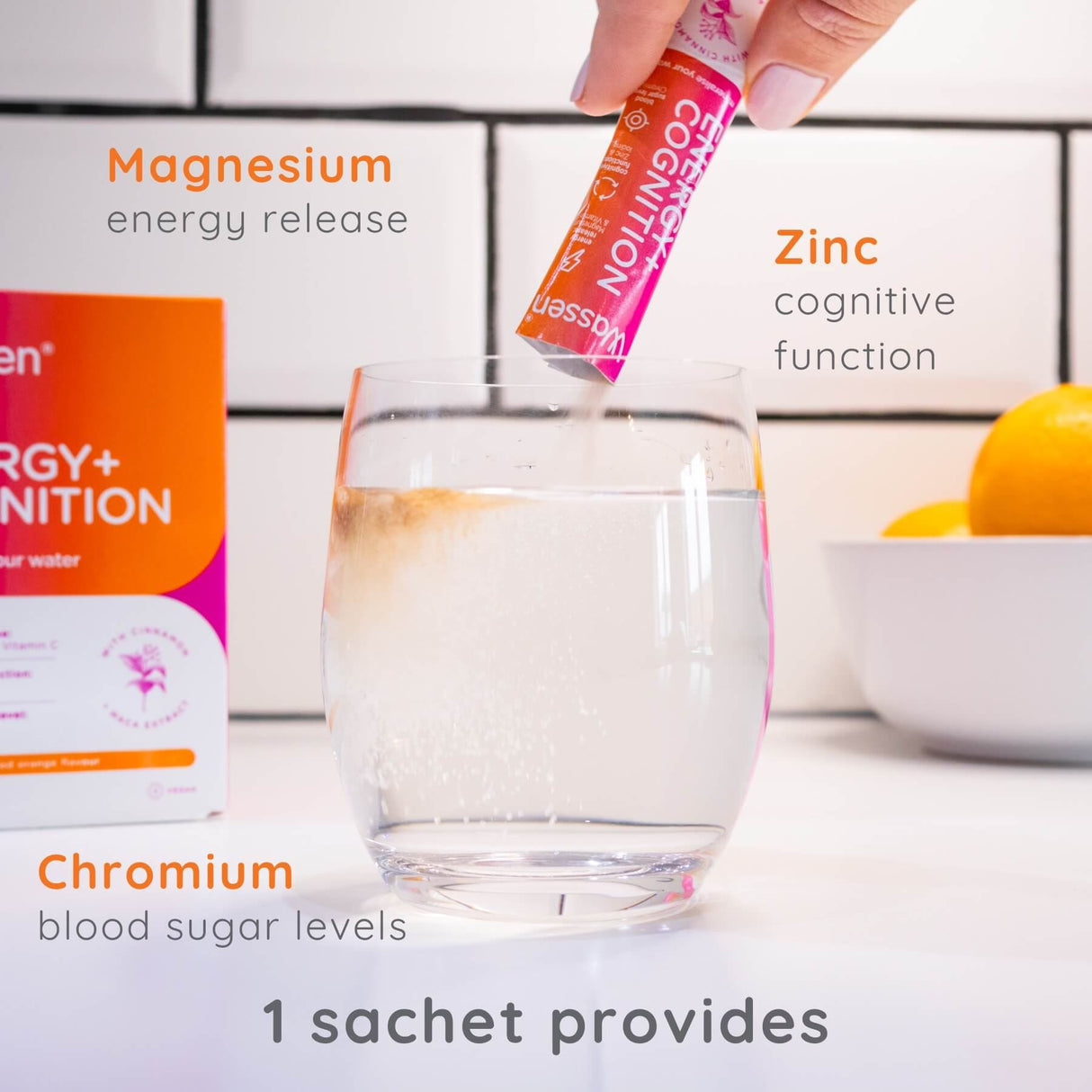 Wassen Energy + Cognition 14 Sachets