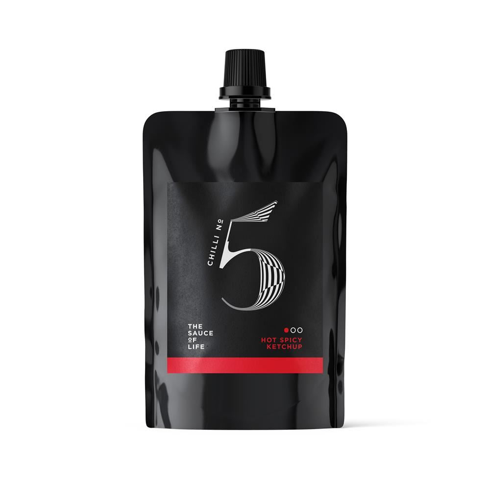 Chilli No.5 Hot and Spicy Ketchup Pouch 100ml