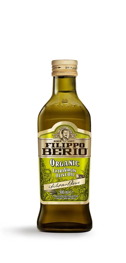 Filippo Berio Organic Extra Virgin Olive Oil 500ml - 6 Pack