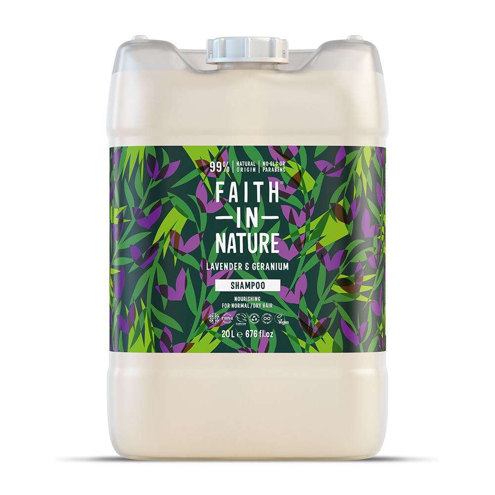 Faith in Nature Lavender & Geranium Shampoo 20 Litre
