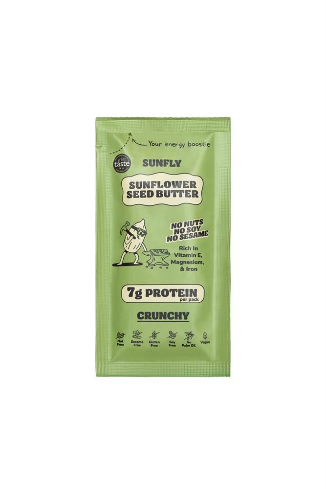 Sunfly Sunflower Seed Butter Crunchy Sachet 32g - 12 Pack