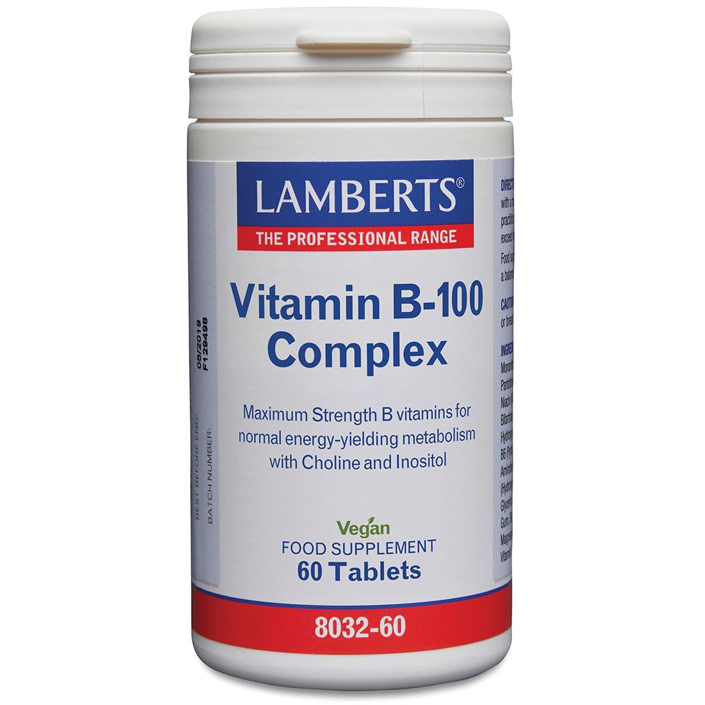 Lamberts Vitamin B-100 Complex 60 tablets