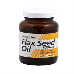 HealthAid Flaxseed Oil 1000mg 60 Capsules