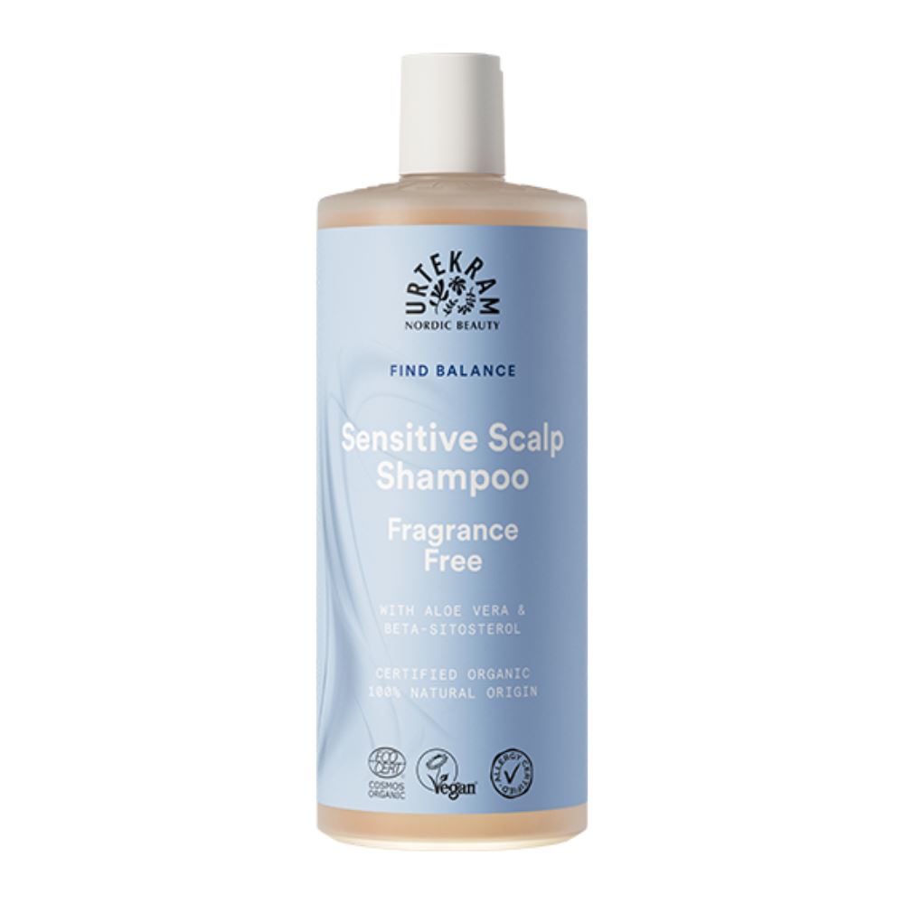 Urtekram Fragrance Free Shampoo for Sensitive Scalp 500ml