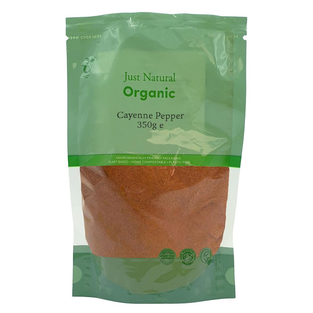 Just Natural Herbs Organic Cayenne Pepper 350g