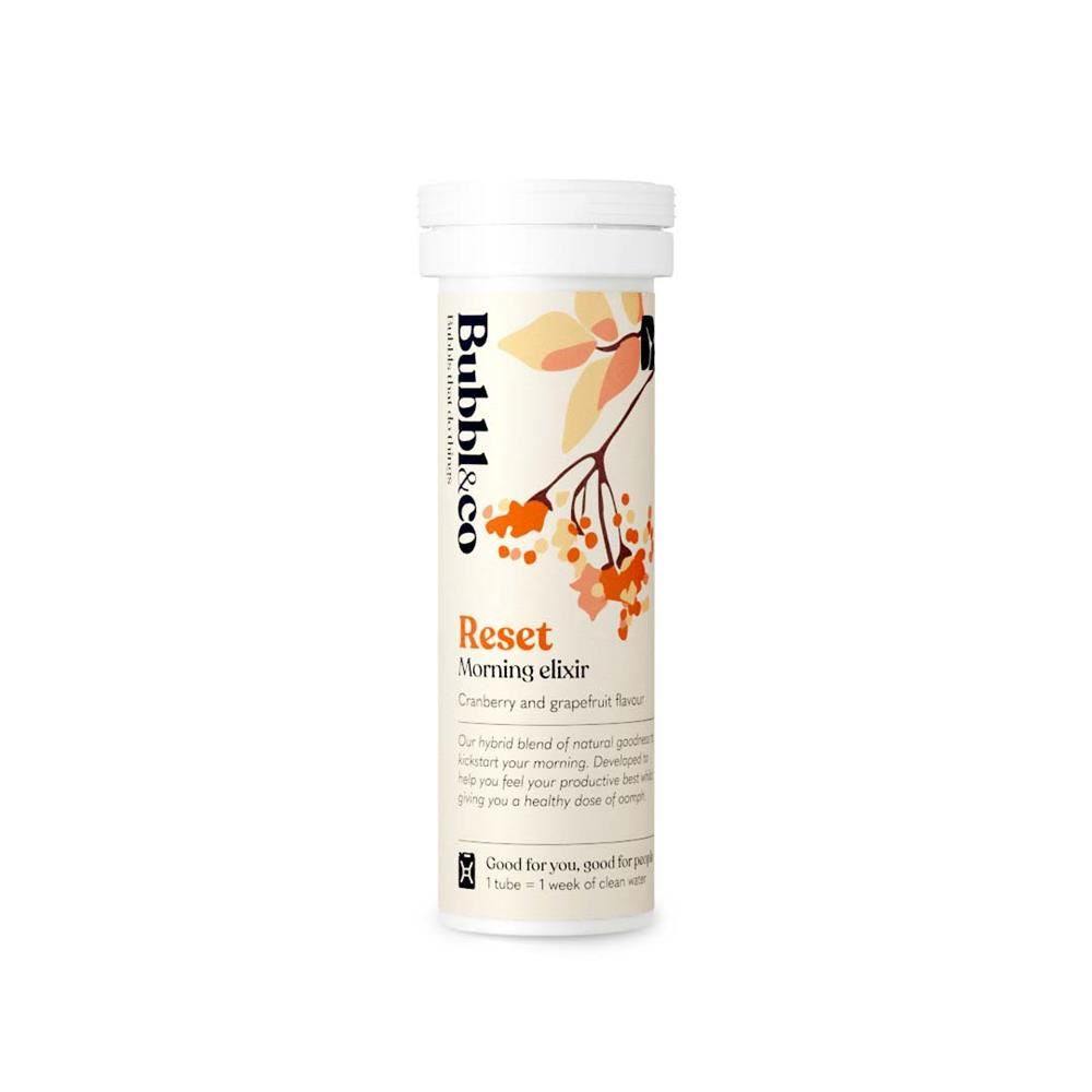 Bubbl&Co Reset- Morning Elixr. 10 tablets per tube.