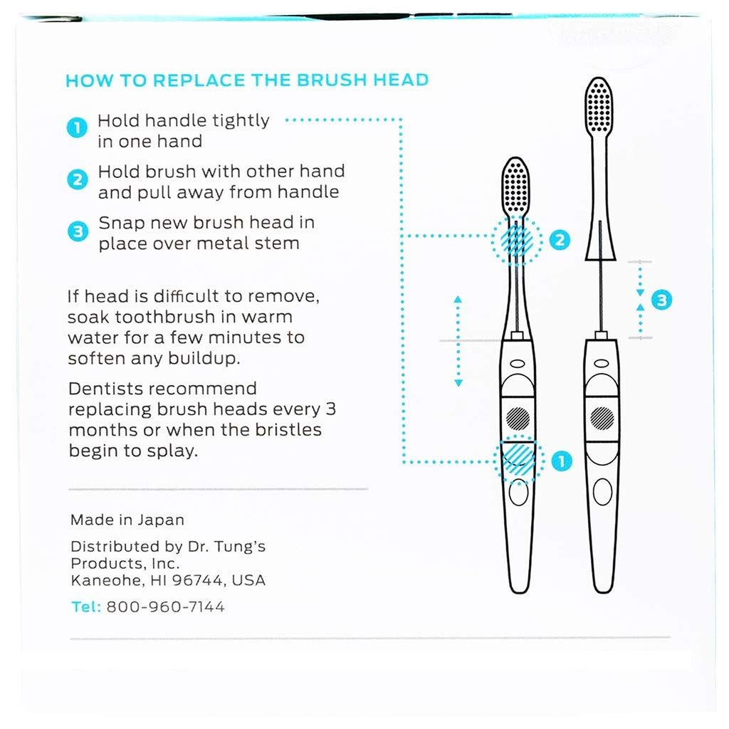 Dr Tung's Ionic Toothbrush Replacement Brush Heads