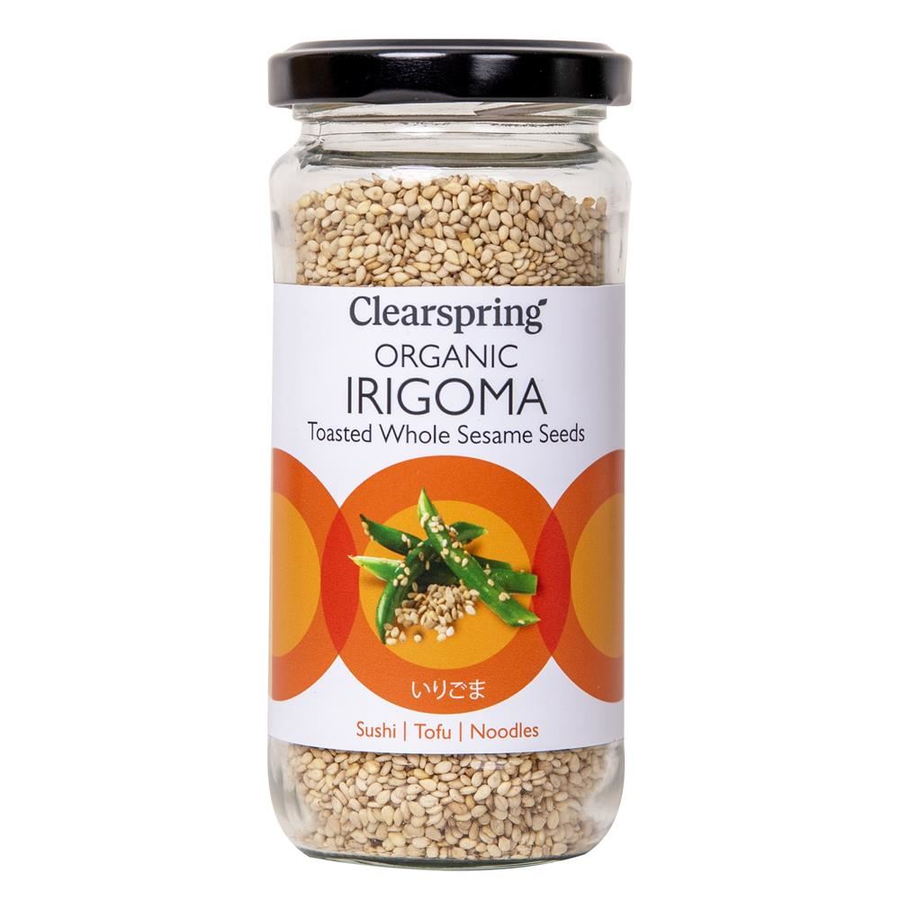 Clearspring Organic Gomashio - Whole Sesame with Sea Salt 100g