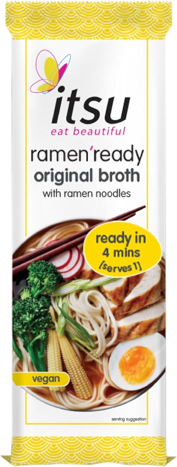 Itsu Ramen Ready Noodles Original Broth 86g Pack of 6