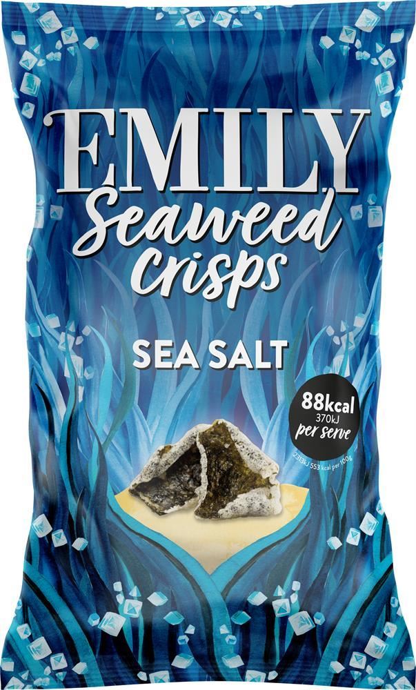 Emily Emily Seaweed Crisps Sharing 50g - 8 Pack