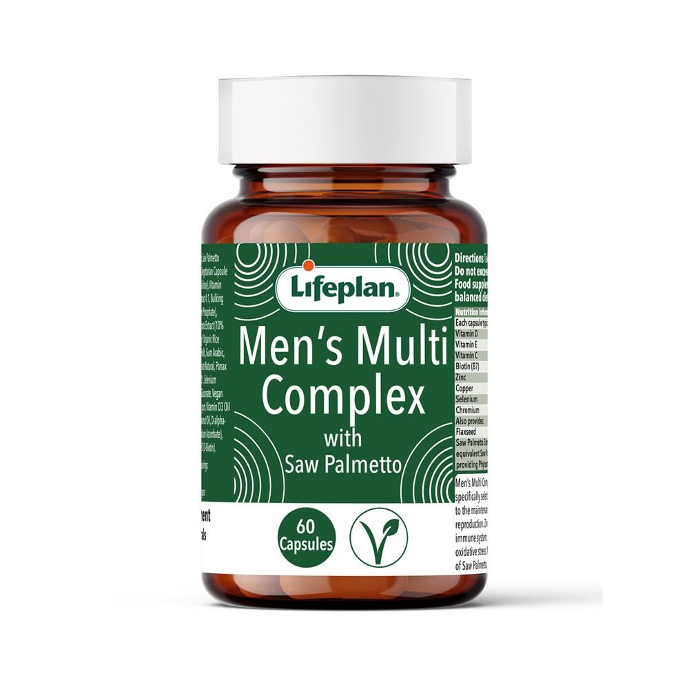 Lifeplan Men's Multi Complex to support men's health 60 caps
