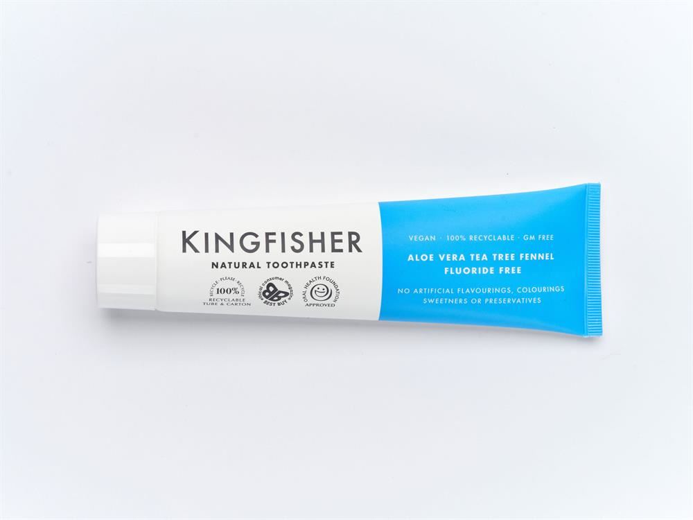 Kingfisher Aloe Vera Tea Tree Fennel Fluoride Free Toothpaste 100ml