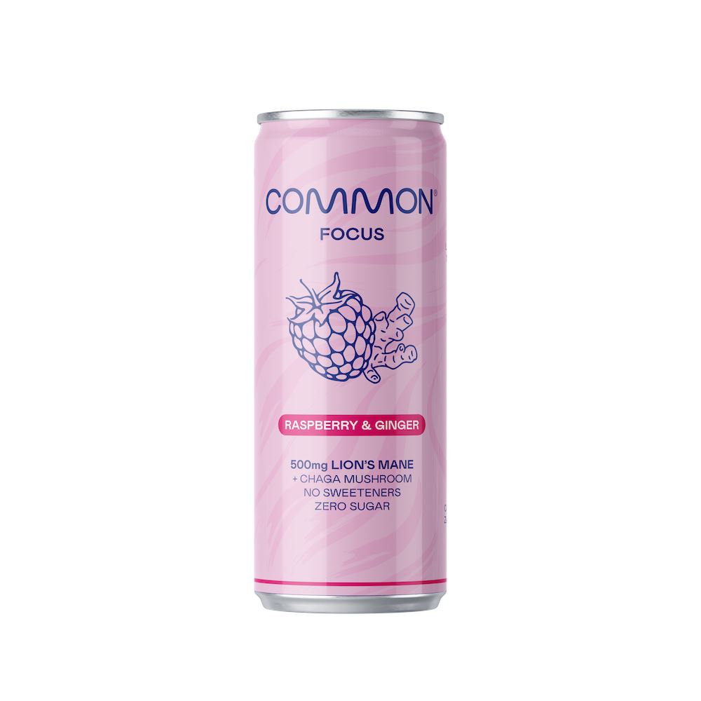 Common Sparkling Raspberry & Ginger Nootropics 330ml