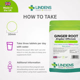 Lindens Ginger Root 500mg - 90 Tablets - image 4