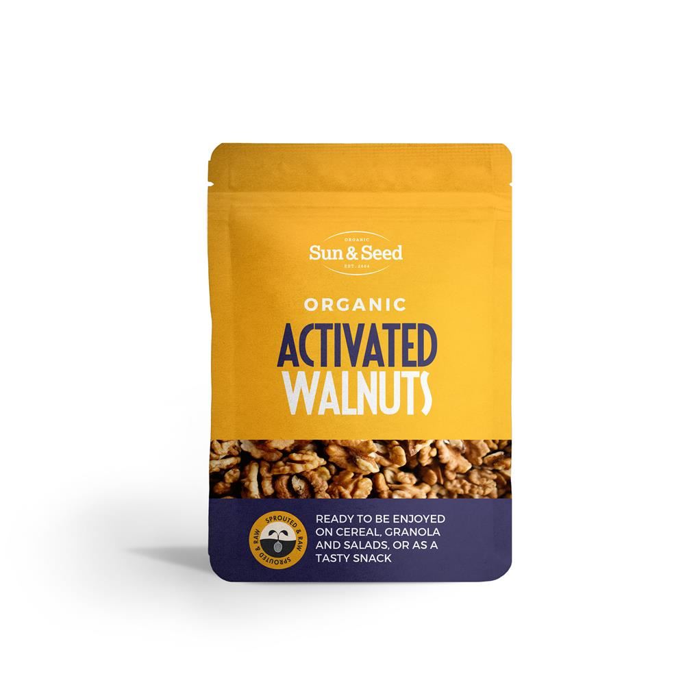 Sun and Seed Organic Activated Walnuts 200g