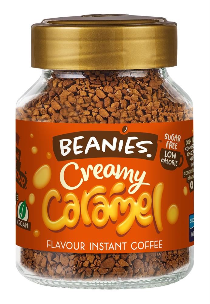 Beanies Coffee Beanies Creamy Caramel Flavour Instant Coffee 50g