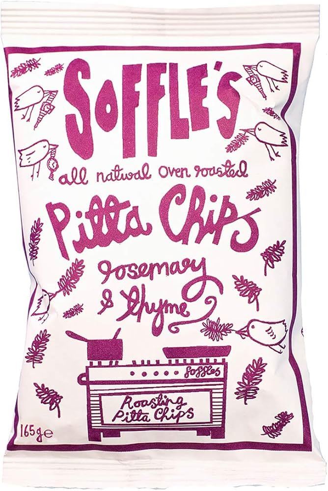 Soffles Pitta Chips Rosemary & Thyme Pitta Chips 60g - 15 Pack